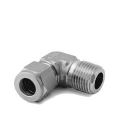 CONECTOR CODO ACERO INOX.